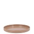 MELAMINE PINK TRAY 22X22X2CM NM