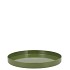 MELAMINE GREEN TRAY 22X22X2CM NM