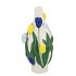 ISA DUTCH BLUE/YELLOW VASE NECK TULIP 15X15X30CM