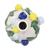 ISA DUTCH BLUE/YELLOW VASE NECK TULIP 15X15X30CM