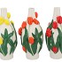 ISA DUTCH ORANGE/YELLOW/RED VASE NECK TULIP ASS 15X15X30CM