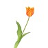 SILK TULIP SINGLE ORANGE 48CM