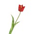 SILK TULIP SINGLE RED 48CM