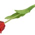 SILK TULIP SINGLE RED 48CM