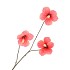 SILK HIBISCUS RED 85CM NM