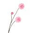 SILK DAHLIA BRANCH PINK 80CM