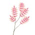 SILK SALIX LEAF SMALL PINK/CHAMPAGNE 90CM