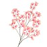 SILK GINKGO PINK/CHAMPAGNE 130CM NM