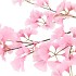 SILK GINKGO PINK 130CM