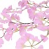 SILK GINKGO PURPLE 130CM