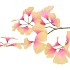 SILK GINKGO ORANGE 85CM NM