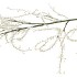 SILK FLOCKY POWDER FLOWER SPRAY WHITE 126CM
