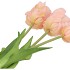 SILK TULIP BOUQUET LIGHT PINK 26X47CM