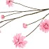 SILK DAHLIA BRANCH PINK 125CM