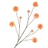 SILK DAHLIA BRANCH CHAMPAGNE PINK 125CM