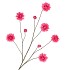 SILK DAHLIA BRANCH FUCHSIA 125CM