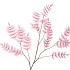 SILK SALIX LEAF PINK 135CM