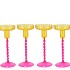 JULES DUTCH PINK CANDLE HOLDER ASS 9X17CM