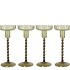 JULES SUMMER GREEN CANDLE HOLDER ASS 9X17CM