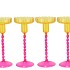 JULES DUTCH PINK CANDLE HOLDER ASS 9X22CM