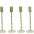 JULES SUMMER GREEN CANDLE HOLDER ASS 9X20CM