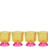 NAOMI  DUTCH YELLOW TEALIGHT HOLDER ASS 8X10CM
