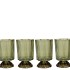 NAOMI SUMMER GREEN TEALIGHT HOLDER ASS 8X12CM