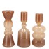 MAY NATUREL BROWN VASE CURVES ASS 8X8X21CM