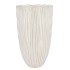 LIMA WHITE VASE LONG 25X25X45CM