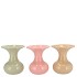 MIA DREAMY PASTEL MIX VASE TRUMPET ASS 12X12X16CM