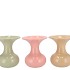 MIA DREAMY PASTEL MIX VASE TRUMPET ASS 14X14X19CM
