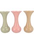 MIA DREAMY PASTEL MIX VASE NECK TRUMPET 11X11X23CM