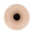 MIA SAND VASE NECK TRUMPET 18X18X38CM NM