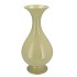 MIA PISTACHE VASE NECK TRUMPET 21X21X45CM NM