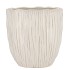 LIMA WHITE POT OVAL 27X17X28CM