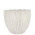 LIMA WHITE POT ROUND 13X13X11CM