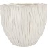 LIMA WHITE POT ROUND 29X29X25CM