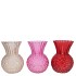 SENNA DUTCH PINK MIX VASE ASS 13X18CM