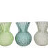 SENNA FRESH GREEN MIX VASE ASS 16X22CM