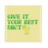 TILE GIVE IT YOUR BEST SHOT BEIGE 10X10X1CM