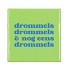 TILE DROMMELS GREEN 10X10X1CM