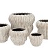 LIMA WHITE POT BUBBLE 28X28X26CM NM
