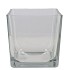 GLASS CUBE HEAVY 18X18X18CM