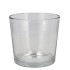 GLASS VASE KONISCH HEAVY H16XD17CM