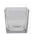 GLASS CUBE VASE KNYST H17X14X14CM