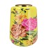 JUNE TROPICAL YELLOW VASE CILINDER IRON 33X32X40CM