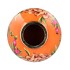 JUNE TROPICAL ORANGE VASE FLOWER IRON 28X28X36CM