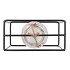 POLLY BLACK METAL RACK 1 GLASS HANGING 15X8X25CM NM