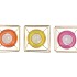 POLLY DUTCH ORANGE MIX METAL RACK SQUARE GLASS ASS 11X11X13