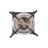 POLLY BLACK METAL RACK 1 GLASS HANGING 9X9X20CM